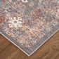Feizy Thackery 7"10" x 9"10" Charcoal and Red Area Rug, , large