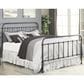 Pacific Landing Livingston Queen Metal Bed in Dark Bronze, , large