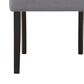 Global Furniture USA Upholstered Dining Side Chair in Grey Fabric, , large