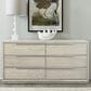 Blue River Abbey 6 Drawer Dresser in Gray Oak Wood, , large
