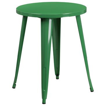Flash Furniture 24" Round Table in Green, , large