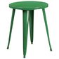Flash Furniture 24" Round Table in Green, , large