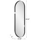 Uttermost Wall Mirror in Black, , large