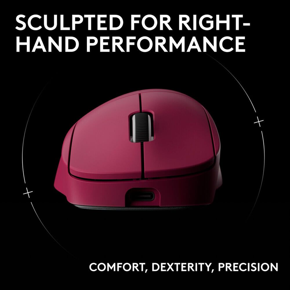 Logitech Pro X SuperLight 2 Dex Wireless Gaming Mouse in Magenta, , large