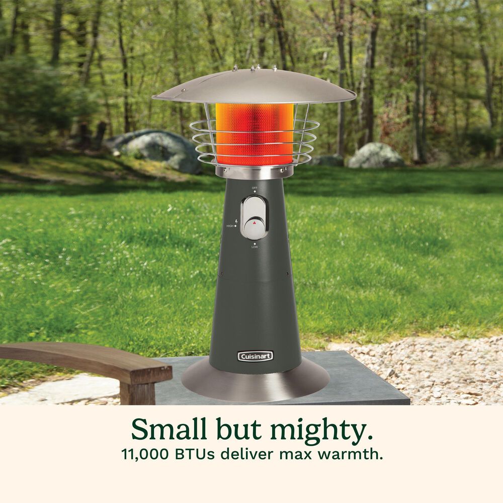 Cuisinart Portable Tabletop Patio Heater in Dark Gray, , large