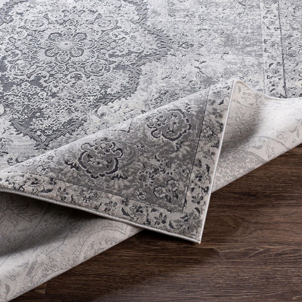 Surya Aisha 12&#39; x 15&#39; Charcoal, Gray and Off-White Area Rug, , large