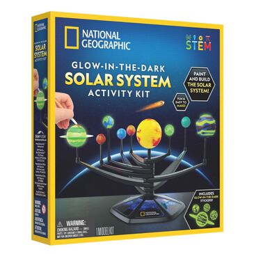 National Geographic Glow-in-the-Dark Solar System Activity Kit, , large