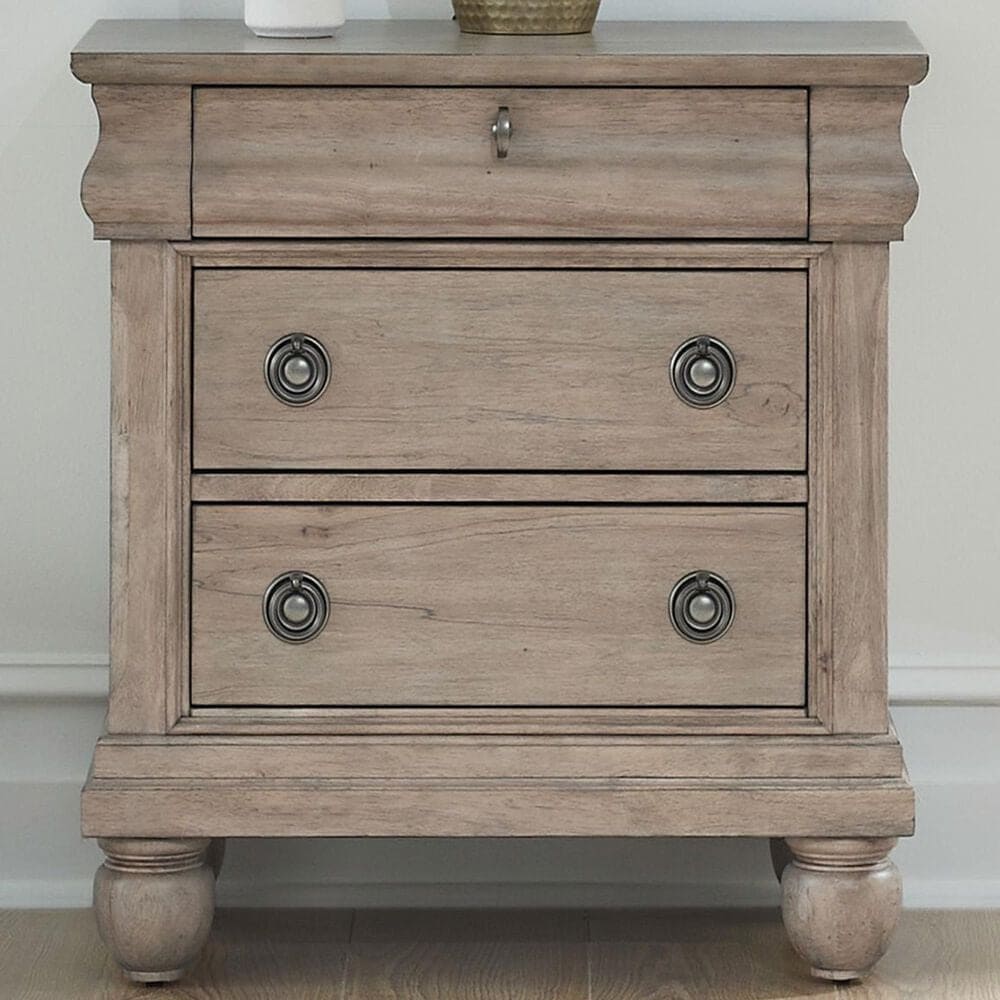 Belle Furnishings Rustic Traditions 3-Drawer Nightstand in Saddle Tan, , large