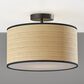 Adesso Harvest 1-Light Flush Mount in Black, , large