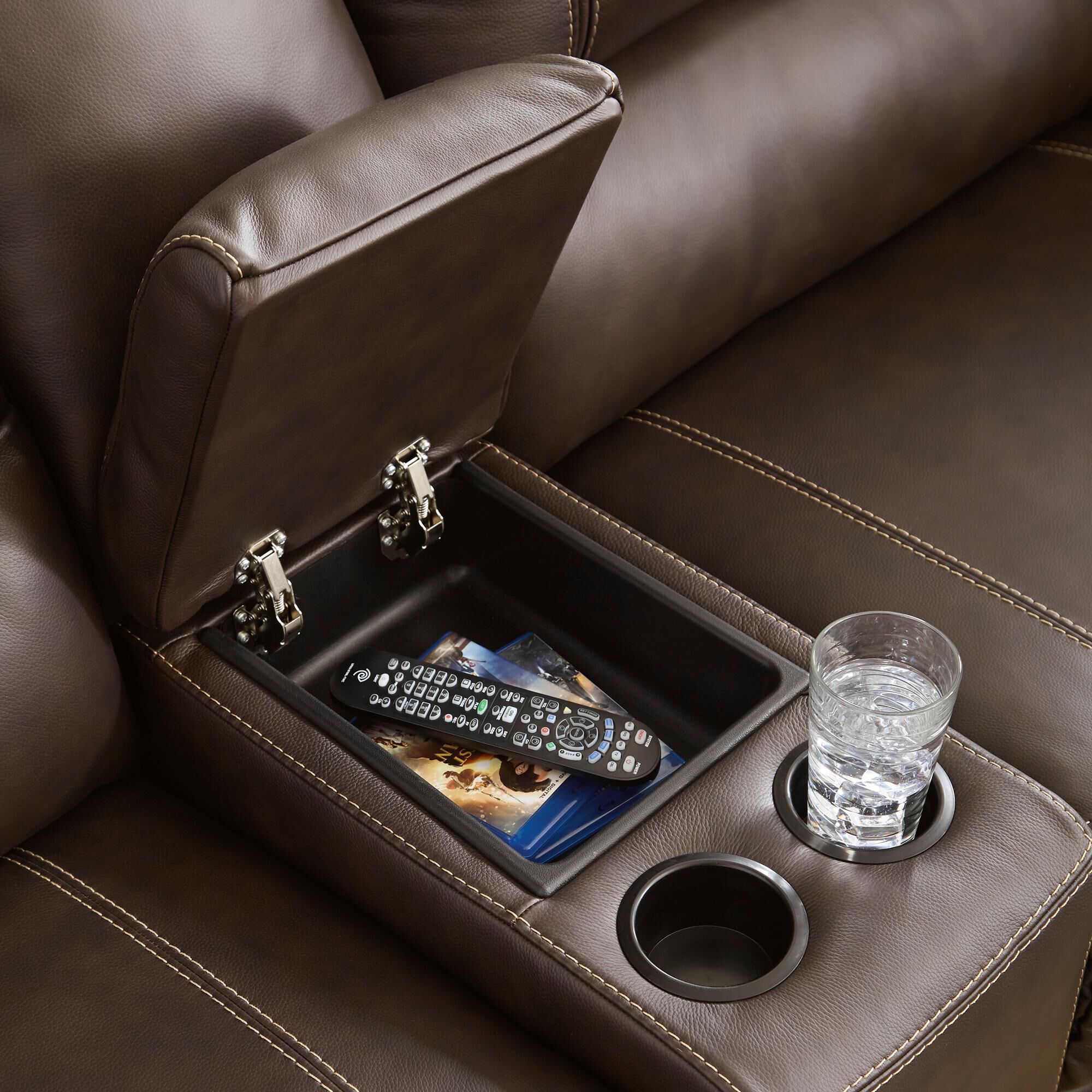 Extra large hotsell leather reclining sectional