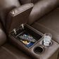 Signature Design by Ashley Dunleith 6-Piece Power Reclining Curved Sectional in Chocolate, , large
