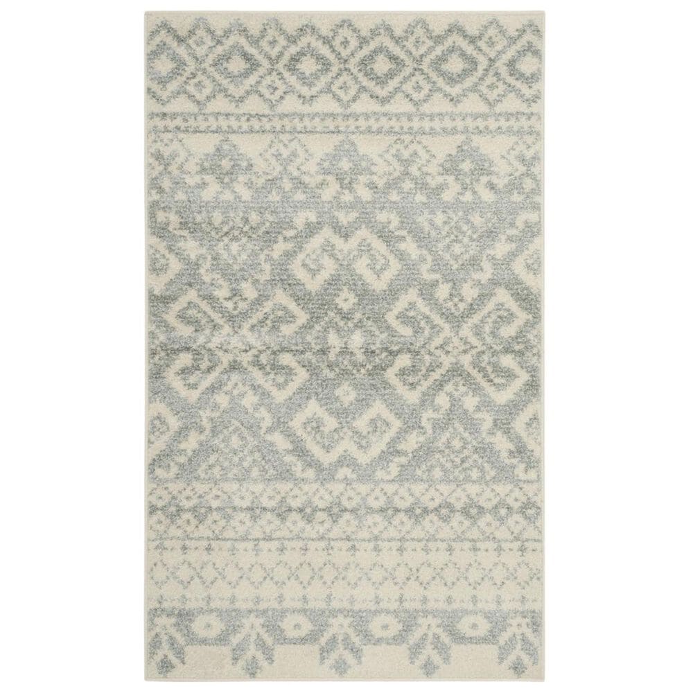 Safavieh Adirondack ADR107S 3" x 5" Ivory and Slate Area Rug, , large