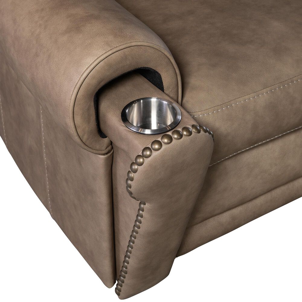 Hooker Furniture Duncan Power Recliner with Headrest and Lumbar in Kalahari Camel, , large