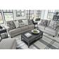 Ashley Davinca Stationary Loveseat in Charcoal, , large