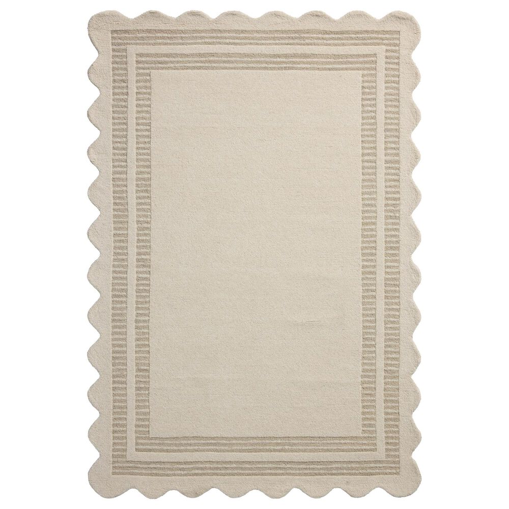 Loloi II Scottie 8"6" x 11"6" Ivory and Grey Area Rug, , large