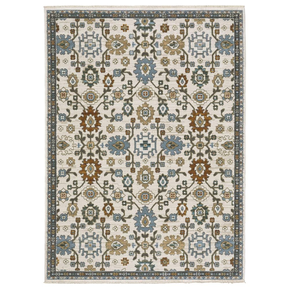 Oriental Weavers Keira Ivory and Multicolor 3&#39;3&quot; x 5&#39; Area Rug, , large