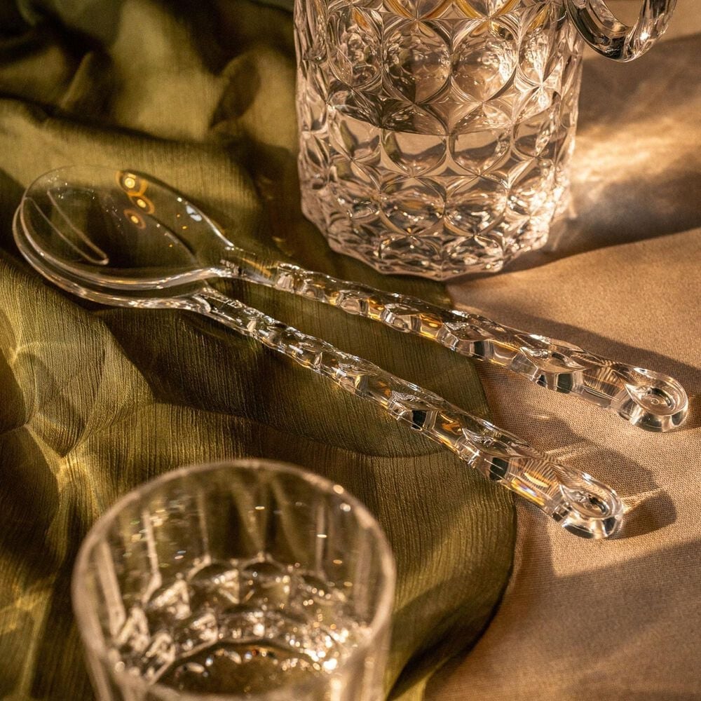 Fratelli Guzzini Vanity 2-Piece Salad Server Set in Clear, , large