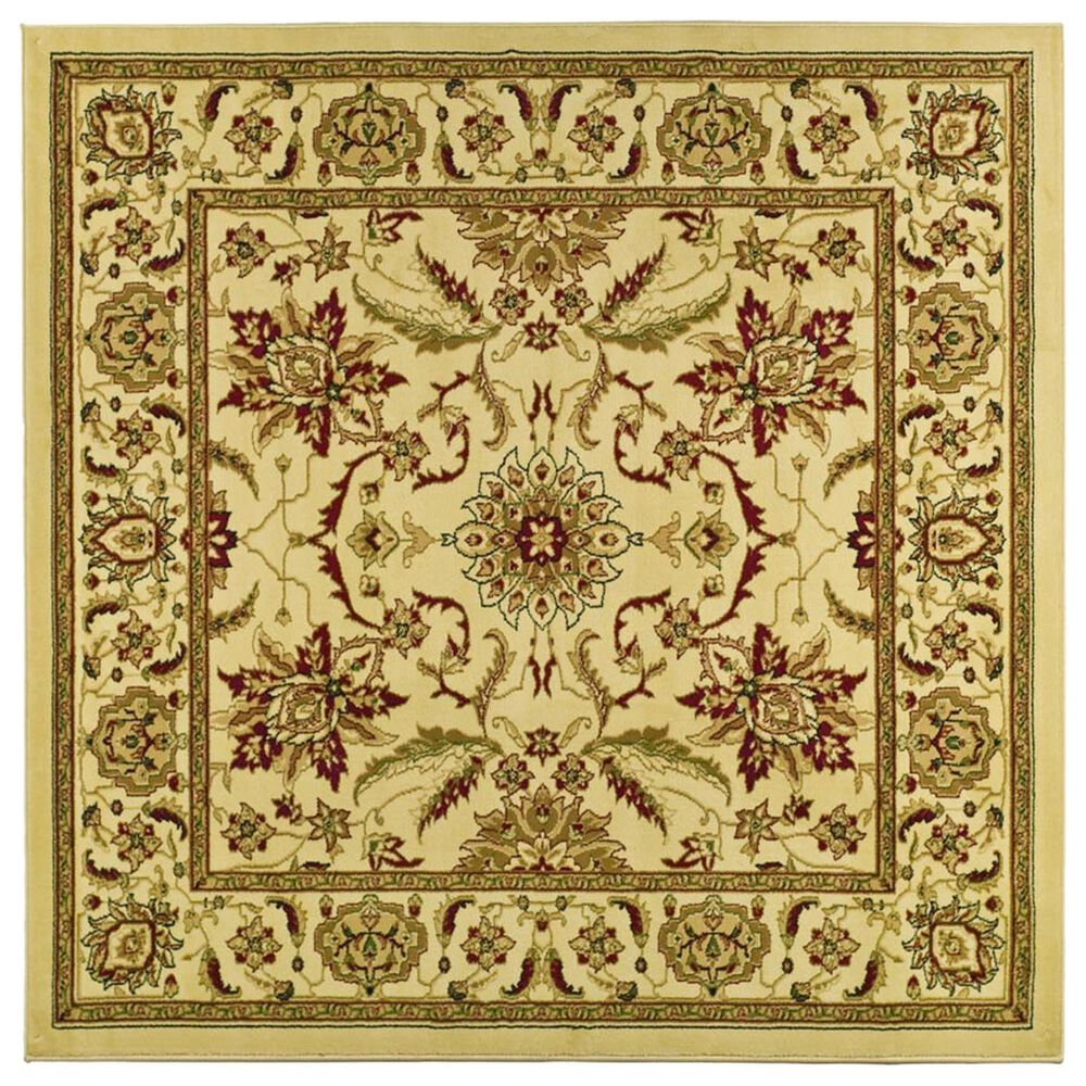 Safavieh Lyndhurst LNH216 8" Square Ivory Area Rug, , large