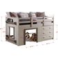 Forest Grove Sweet Dreams Low Loft Bed in Beautiful White and Grey, , large