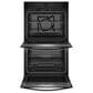 Whirlpool 30" Smart Built-In Electric Convection Double Wall Oven with Air Fry in Black, , large
