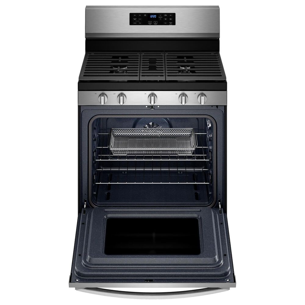 Whirlpool 5 Cu. Ft. Gas Range 5-in-1 Air Fry Oven in Fingerprint Resistant Stainless Steel, , large