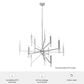 Hunter Sunjai 12-Light Chandelier in Brushed Nickel, , large