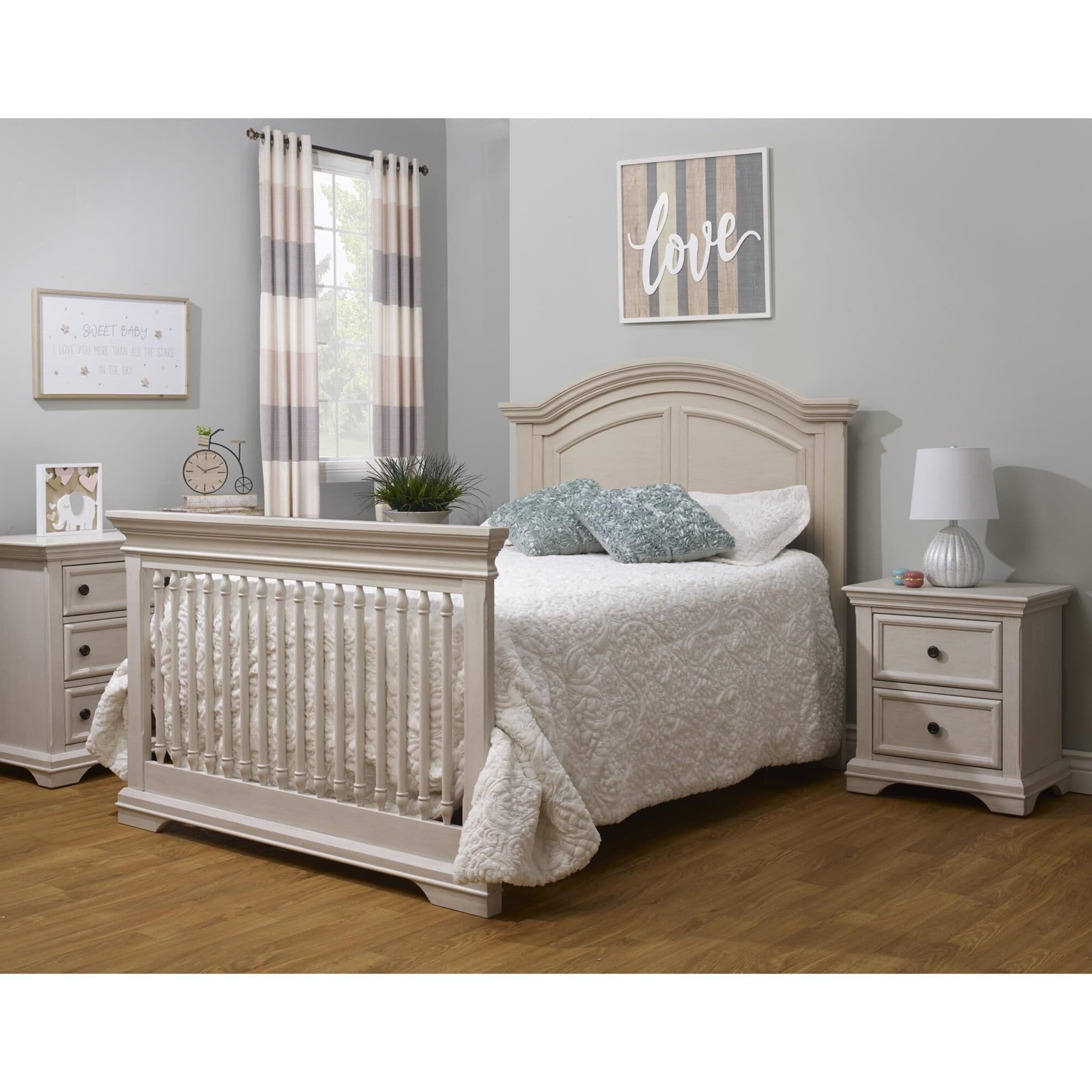Sorelle Portofino High Arch Crib in Brushed Ivory NFM