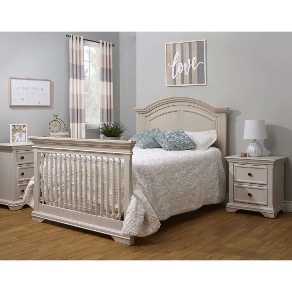 Sorelle Portofino High Arch Crib in Brushed Ivory, , large