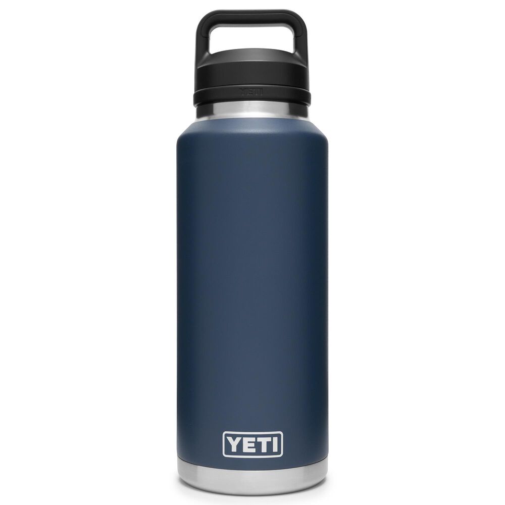 YETI Rambler 46 Oz Water Bottle with Chung Cap in Navy, , large