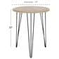 Maple and Jade Accent End Table with Hairpin Legs in Brown and Black, , large