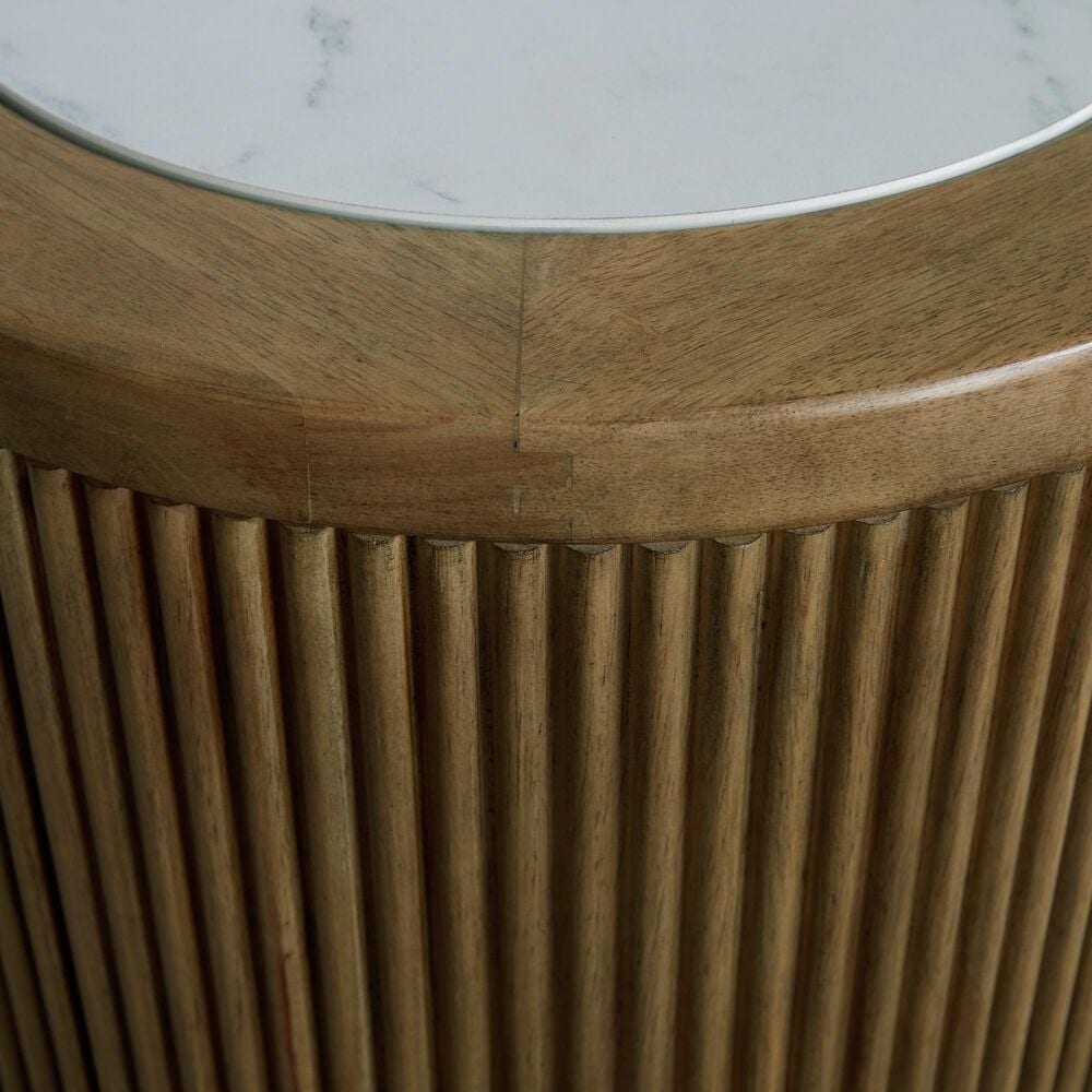 Ashley Camdill End Table in Light Brown and White, , large