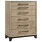 Emerald Home Furnishings Sutton Place 6-Drawer Chest in Caramel and Cocoa Brown, , large