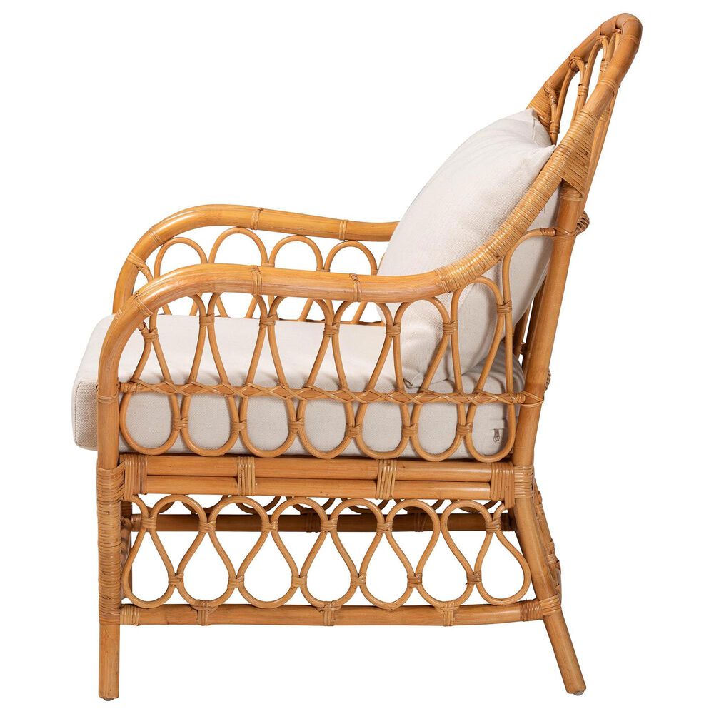 Baxton Studio Reina Arm Chair in Neutral, , large