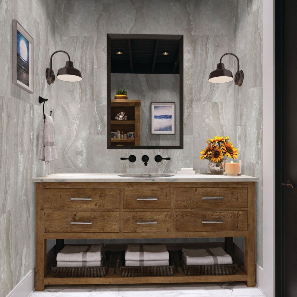 Dal-Tile Famed Fortune 12&quot; x 24&quot; Polished Porcelain Tile, , large