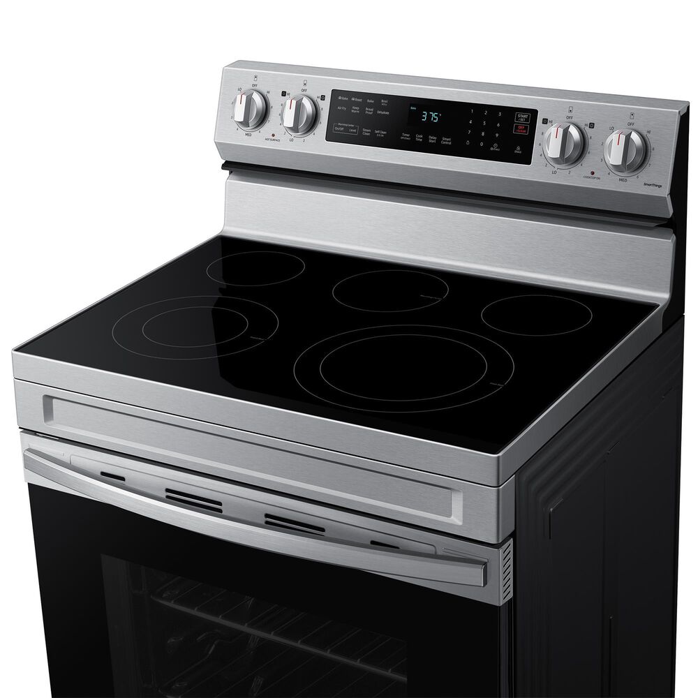 Samsung 6.3 Cu. Ft. Freestanding Electric Range with Air Fry and Wi-Fi in Stainless Steel, , large