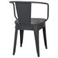 Hearth and Haven Lourdes 3-Piece Iron Bistro Set in Black, , large