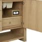 James Martin Vanities Solene 72" Double Bathroom Vanity in Seaside Oak with 3 cm Eternal Jasmine Pearl Quartz Top and Rectangular Sinks, , large