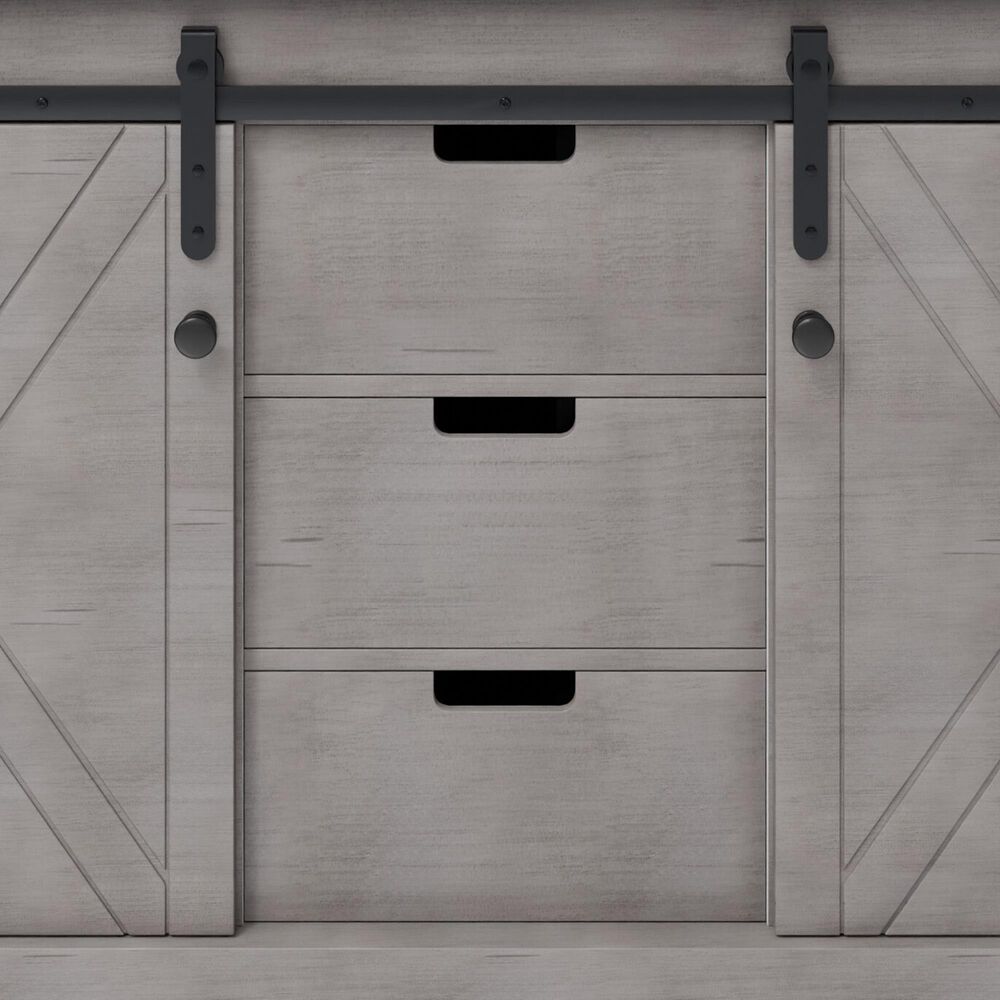 Lexora Home Marsyas 60&quot; Double Bathroom Vanity in Ash Grey with 2 cm White Cultured Marble Top and Rectangular Sinks, , large