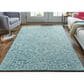 Feizy Belfort Teal 10" x 14" Area Rug, , large