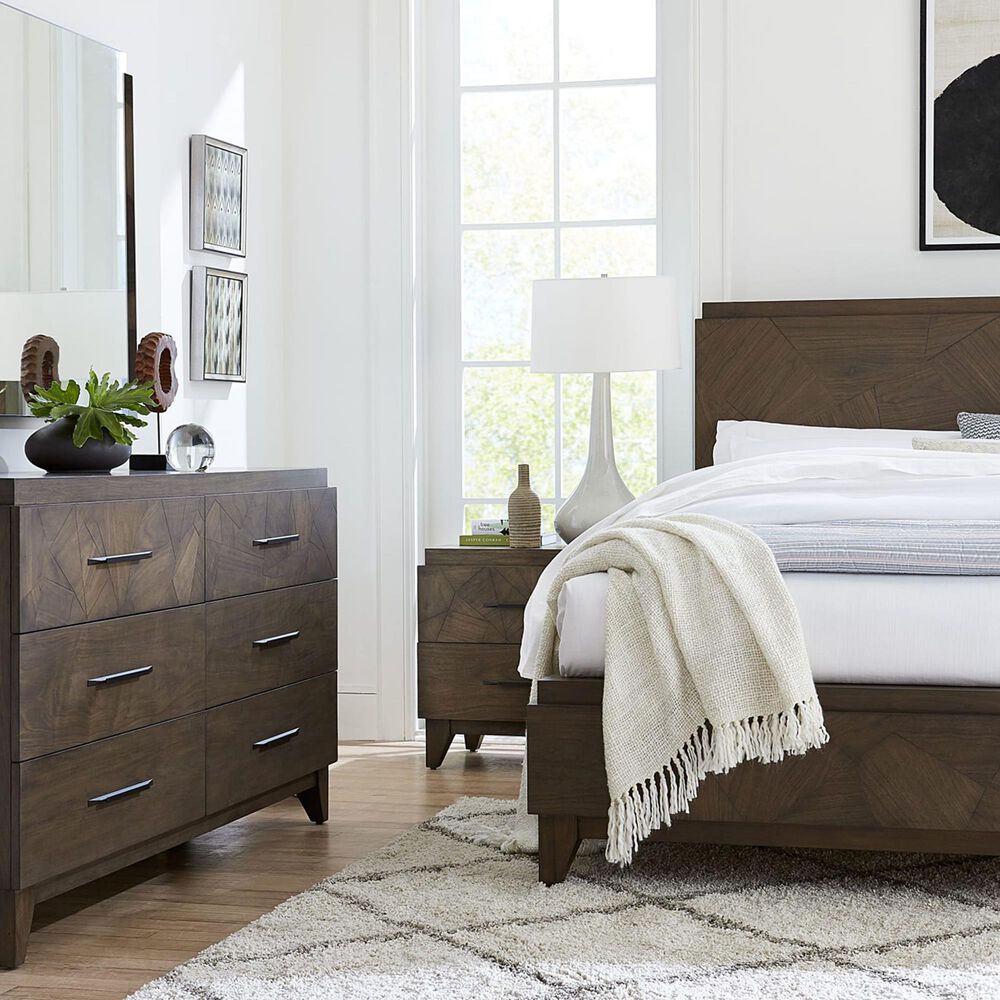Urban Home Broderick 3-Piece Queen Bedroom Set in Wild Oats Brown, , large