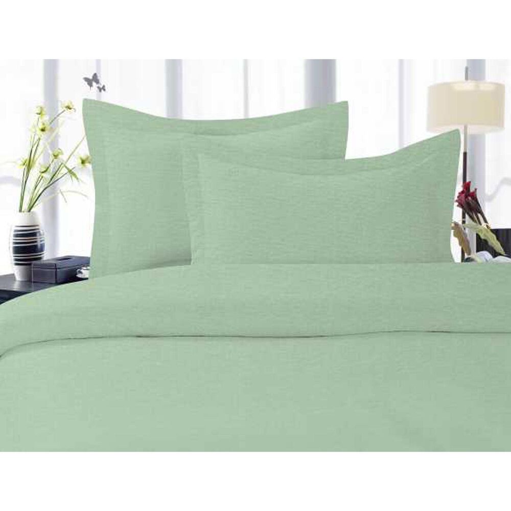 Trade Linker 3-Piece Full/Queen Heavyweight Flannel Duvet Cover Set in Sage, , large