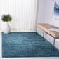 Safavieh Venus Shag 10" x 14" Blue Area Rug, , large