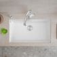 Blanco Precis 32" Super Single Bowl Kitchen Sink in White, , large