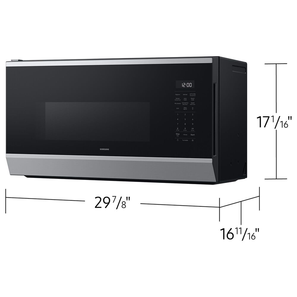 Samsung 1.7 Cu. Ft. Smart Over-the-Range Microwave in Stainless Steel, , large