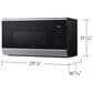 Samsung 1.7 Cu. Ft. Smart Over-the-Range Microwave in Stainless Steel, , large