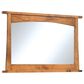 Briarwood Jack and Jill Rectangular Mirror for 7-Drawer Dresser in Rustic Hickory Cappuccino, , large
