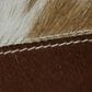 Maple and Jade 2-Piece Handmade Cowhide Decorative Box Set with Snap Front Closure in Brown and White, , large
