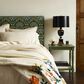 Rifle Paper Co Crafted by Cloth and Company Elly Queen Headboard in Bramble Emerald, , large
