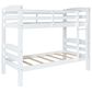 Linon Home Decor Levi Twin Over Twin Bunk Bed in White, , large