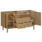James Martin Vanities Laurent 60" Double Bathroom Vanity in Light Natural Oak with 3 cm Eternal Marfil Quartz Top and Rectangular Sinks, , large